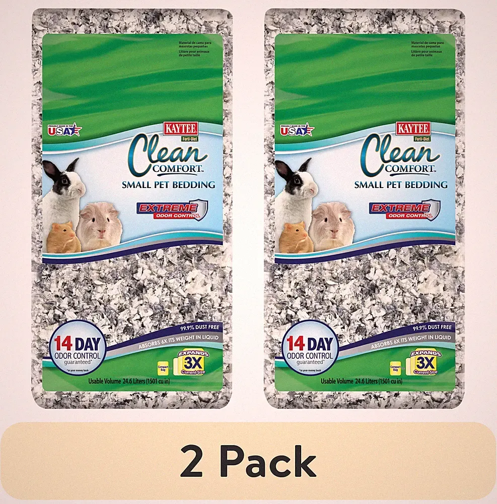 (2 pack) Extreme Odor Control Small Animal Bedding, 24.6L