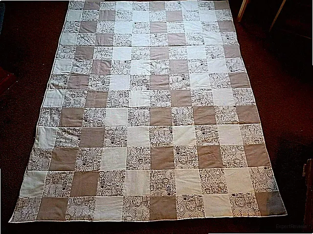 COUNTRY COTTAGE WILD AFRICAN SAFARI ANIMALS FLANNEL PATCHWORK THROW QUILT - NEW