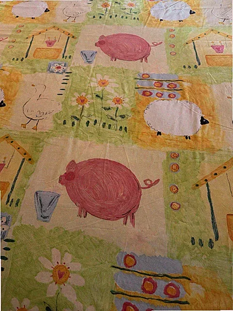 Farm Animals Kids Duvet Cover UK artist designed All Season Cotton Blend 50x68
