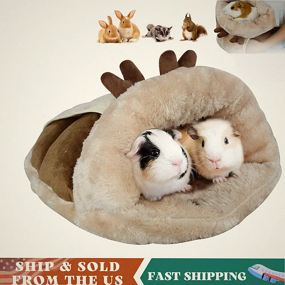 Guinea Pig Hideout Small Animal Sleeping Bed Guinea Pigs House Bedding Cushion