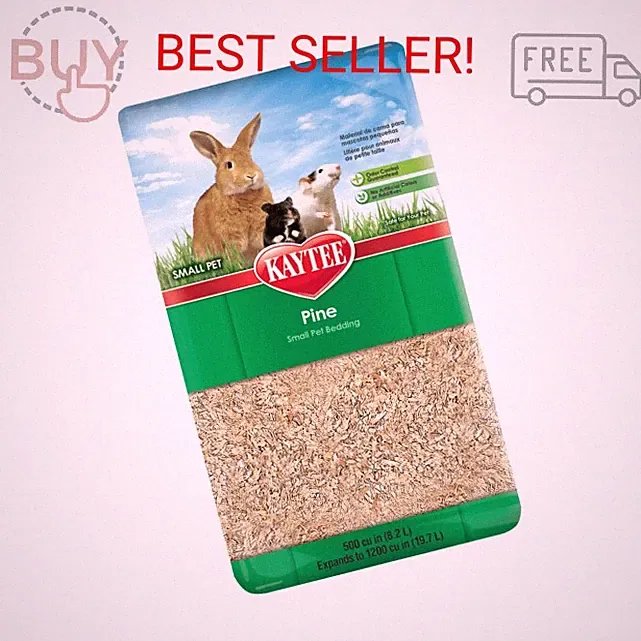 Kaytee Small Animal Pine Bedding For Pet Guinea Pigs, Rabbits, Hamsters, Gerbils