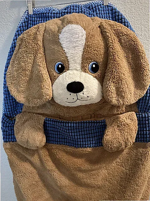 KIDS Hugfun SLUMBER SLEEPING BAG Puppy Dog CAMPING SLEEPOVER