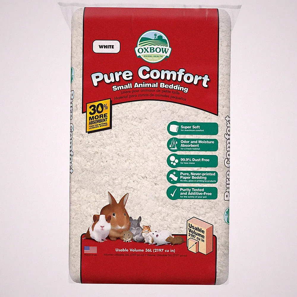 Oxbow Pure Comfort Small Animal Bedding, Odor & Moisture Absorbent Litter for...