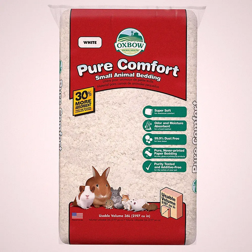 Pure Comfort Small Animal Bedding, Odor & Moisture Absorbent Litter for Bunny...
