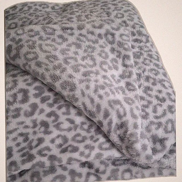 Travel Throw Blanket With Soft Matching Packable Bag Size 50"× 60" Animal Print